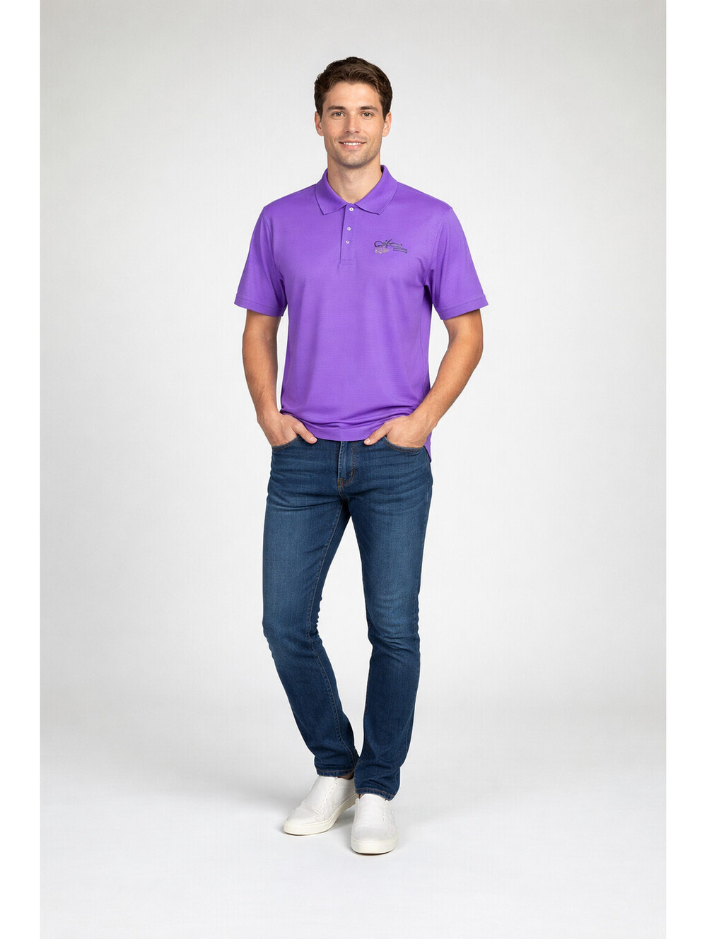 NEW Heritage Cadillac Byron Nelson Signature Men's XL Purple Golf Polo Shirt NWT